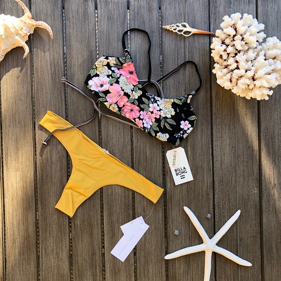 🌴🔆BILLABONG-RIP CURL-REVERSIBLE BIKINI SET🔆🌴 - Picture 2 of 15